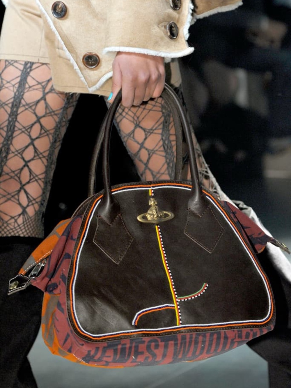 Vivienne Westwood Made in Kenya Beaded Yasmine Bag